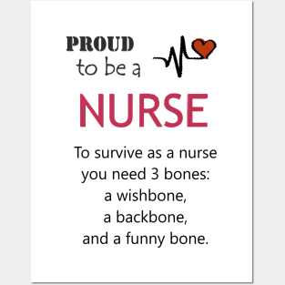 Proud to be a Nurse Posters and Art